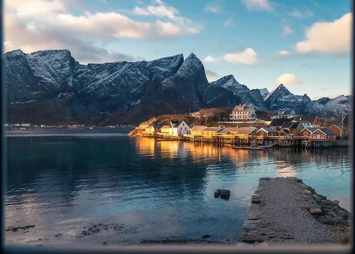 White House - Panoramic View Ferienhaus Reine